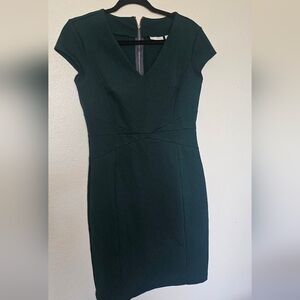 Halogen Dark Green Mini Dress